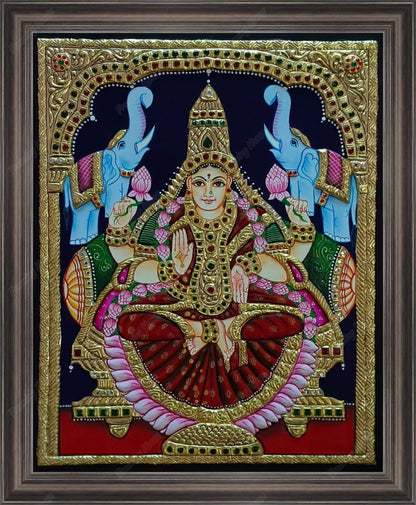 Saraswati Mata Tanjore Handmade Painting