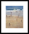 Framed print with mat & glazing
