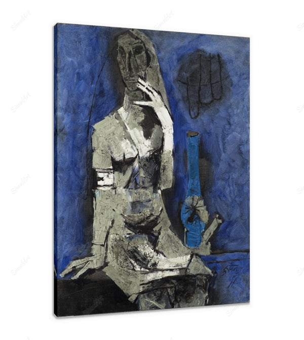 Virgin Night, 1964 By Mf Husain