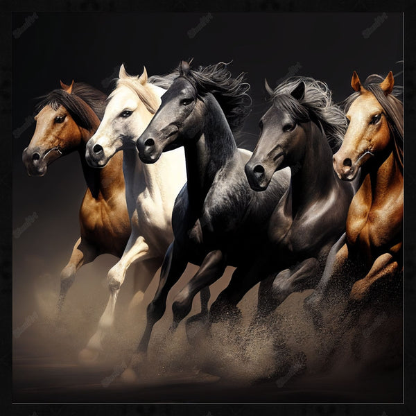 7 horse paintings