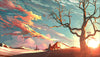 Abstract Landscape Painting