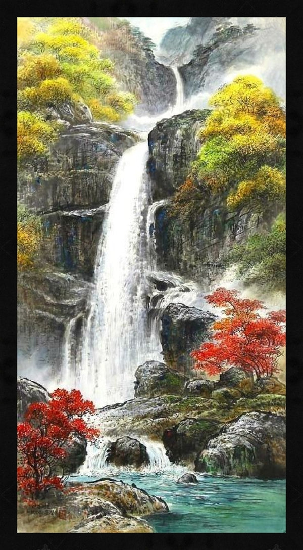 (North Korea) Waterfall