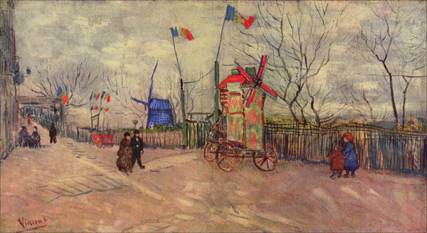 Street Scene In Montmartre