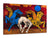 Five Horses By Mf Husain