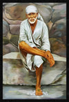 sai baba canvas painting