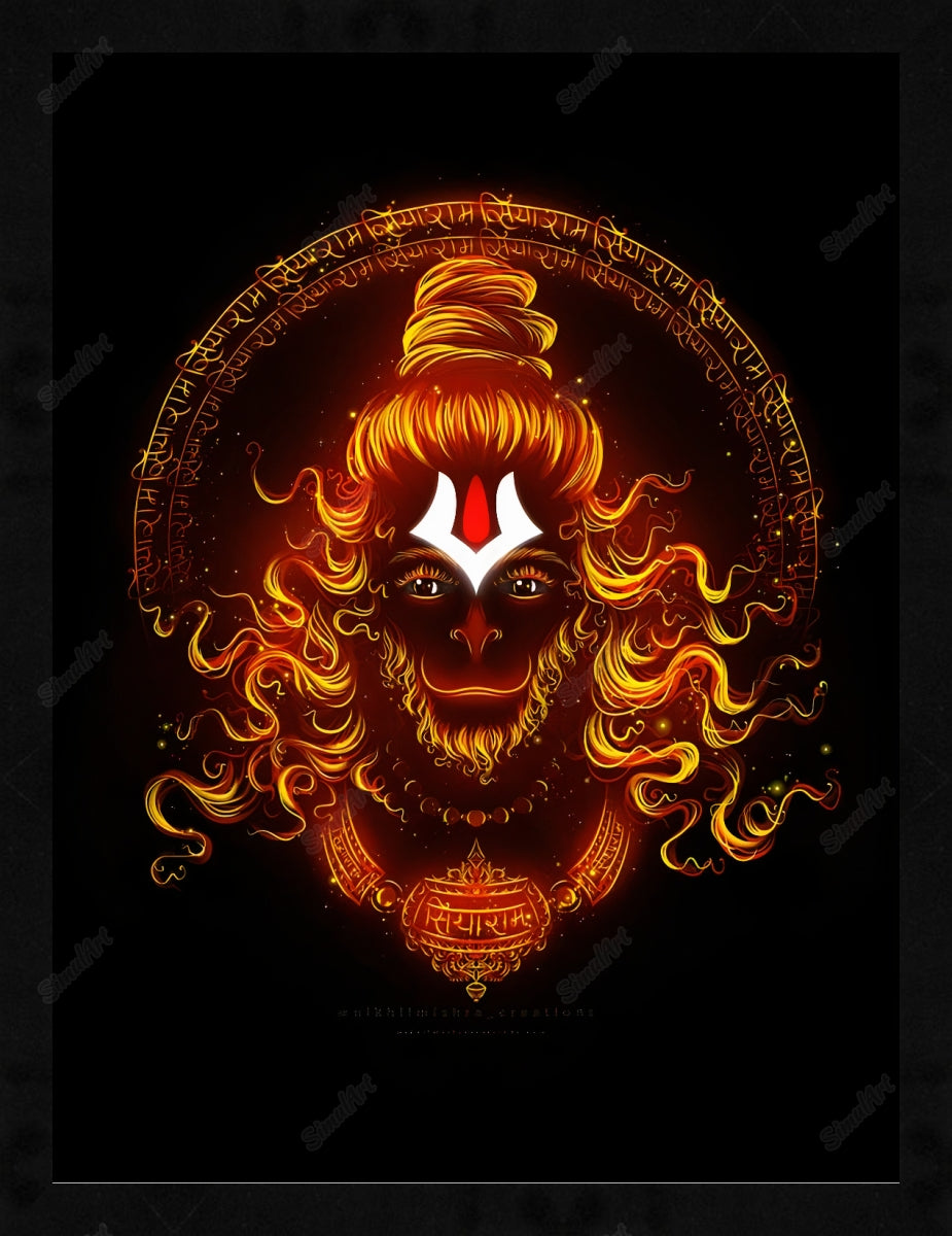 Bajrangbali Painting