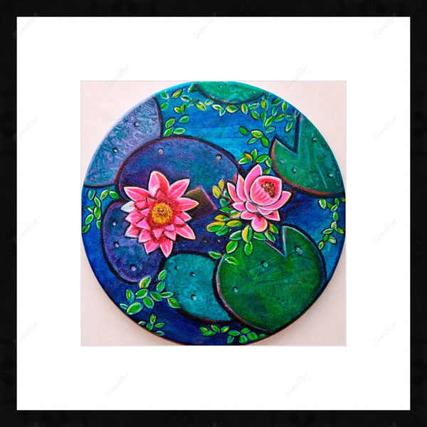 Round Canvas Painting