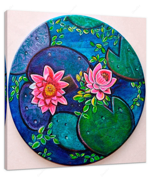 Round Canvas Painting