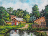 Beautiful Village Painting