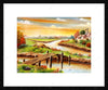 Village Watercolor Painting