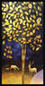 Trees art beautiful Handmade painting