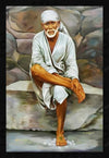 sai baba canvas painting