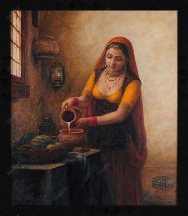 Lady with Milk Pots