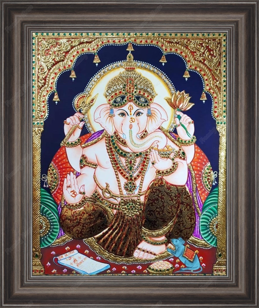 Ganesha Tanjore Painting