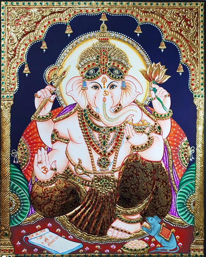 Ganesha Tanjore Painting