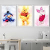 Set of 3 WINNIE the POOH Watercolour Art Prints Tigger Eeyore Piglet Collection Nursery Pictures Posters Artwork