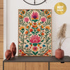Floral Print Indian Folk Art Traditional Indian Floral Printable Wall Art
