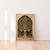 Multicolor Tree modern art Boho painting