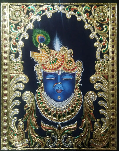 Krishna  Tanjore Handmade Painting