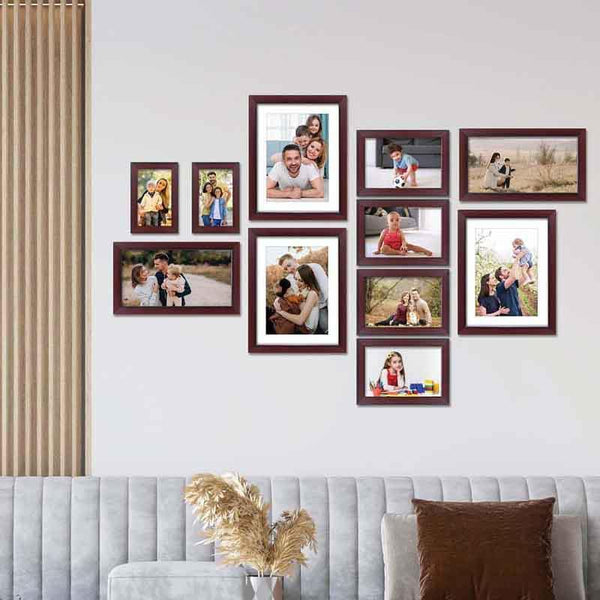 Premium Brown Synthetic Fiber Photo Frame