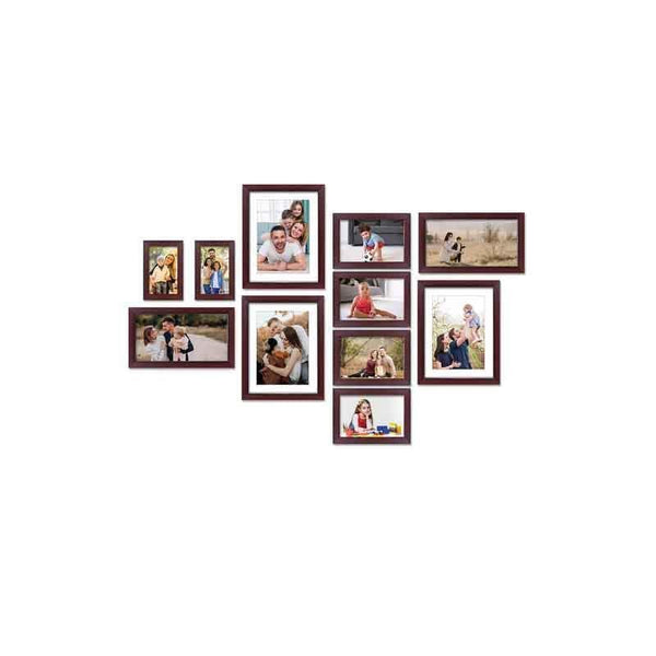 Premium Brown Synthetic Fiber Photo Frame