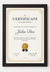 Certificate Frame – A4 & A3 | Premium Wooden Frames | Online Framing
