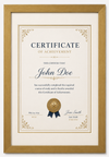Certificate Frame – A4 & A3 | Premium Wooden Frames | Online Framing