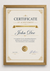 Certificate Frame – A4 & A3 | Premium Wooden Frames | Online Framing