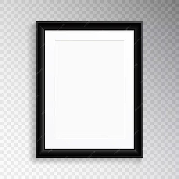 Black photo frame