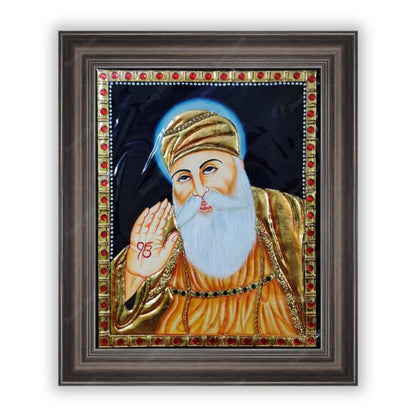 Wahe Guru Ji Tanjore Handmade Painting