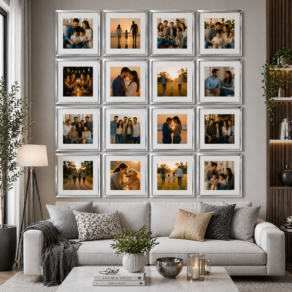 Metal Frame Gallery Wall