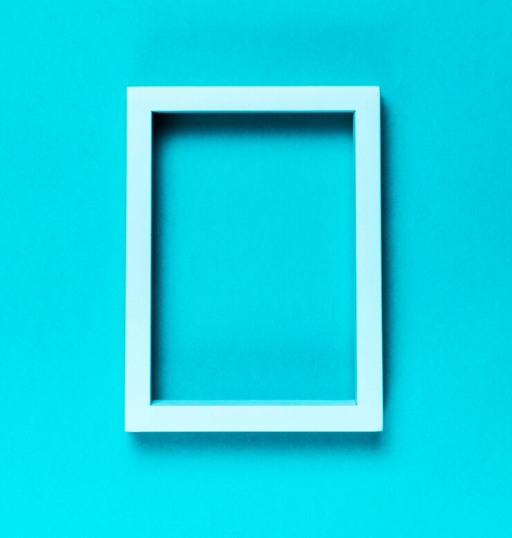 Blue photo frame – onlineframing
