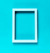 Blue photo frame