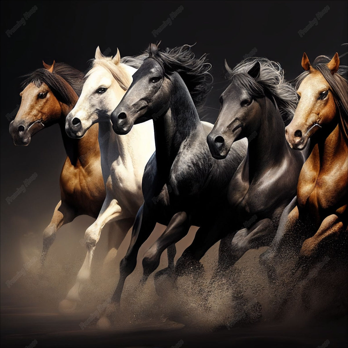 7 horse paintings