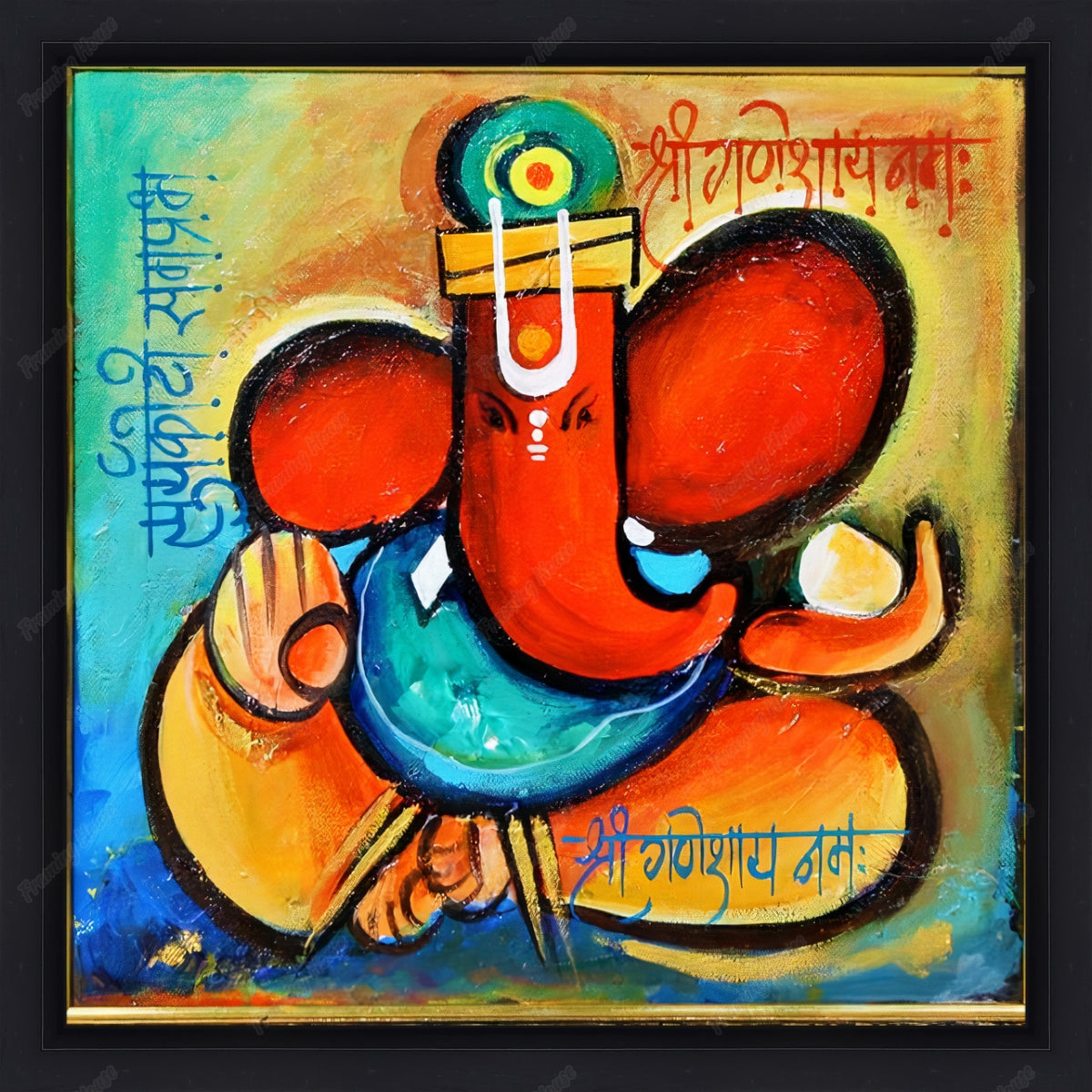 Ganesha Painting  Modern Art