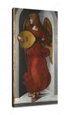 An Angel in Red with a Lute