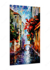 Art oil painting Street