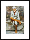 sai baba canvas painting