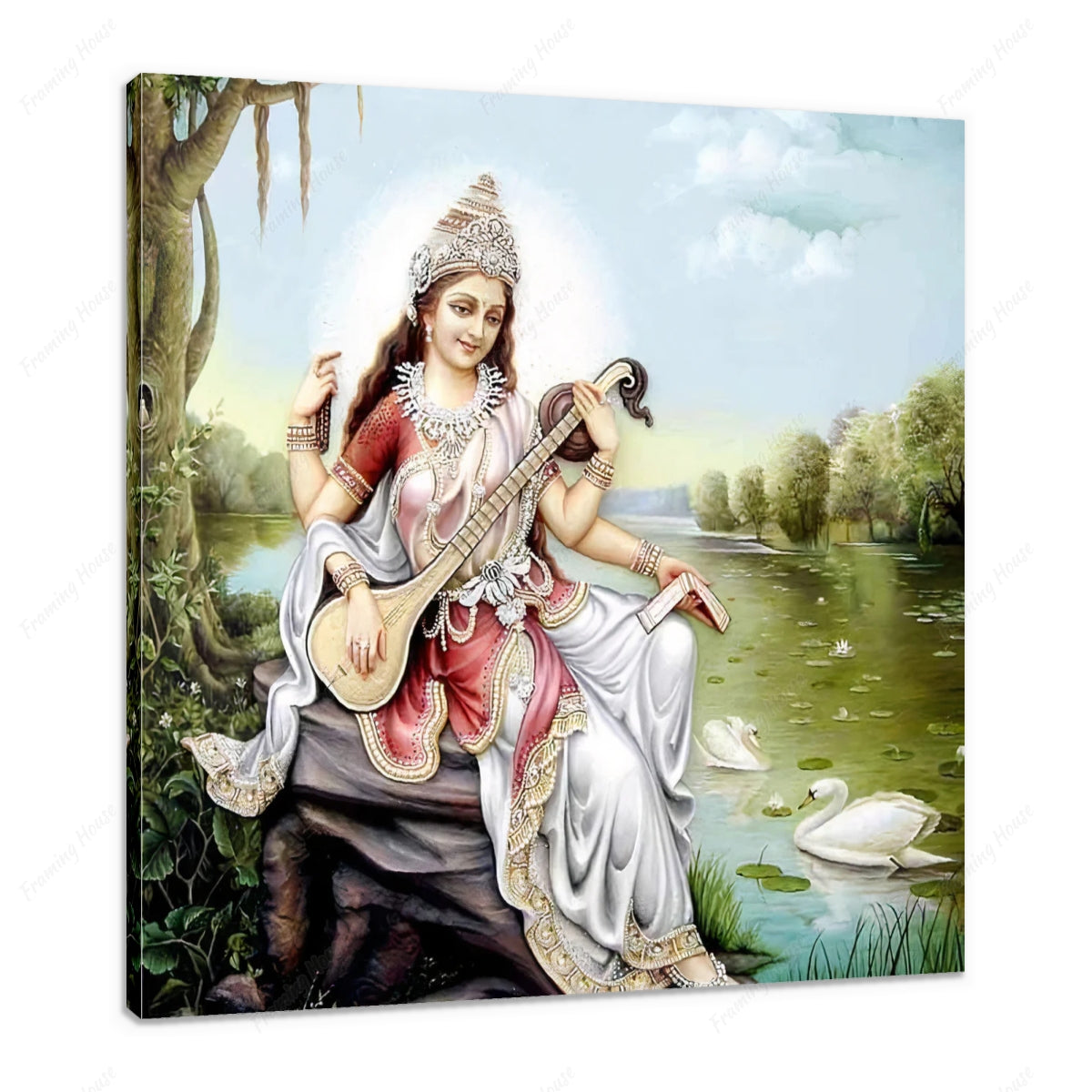 Saraswati Painting