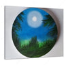 Painting On Round Canvas