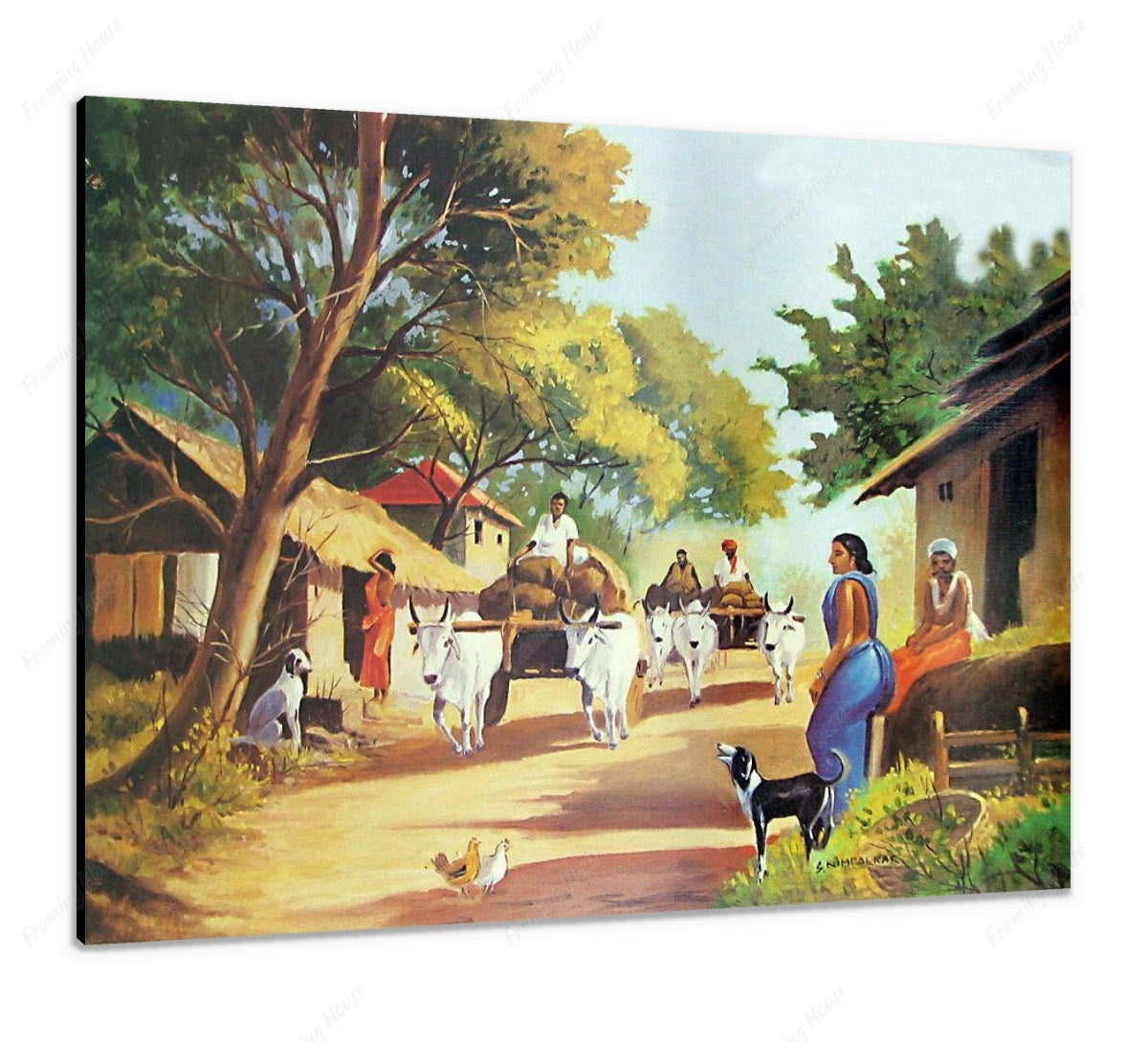 Village Art Painting